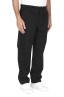 SBU 01881_19AW Pantalon confort en coton noir 02