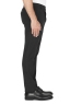 SBU 01884_19AW Pantalon chino oeil Perdrix en coton stretch noir 03