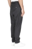 SBU 01887_19AW Pantalones de lana fresca con cintura con cordón gris 04