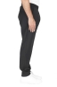 SBU 01888_19AW Pantalones de lana fresca con cintura con cordón negro 03