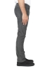SBU 01457_19AW Grey overdyed pre-washed stretch ribbed corduroy cotton jeans 03