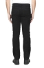 SBU 01459_19AW Black overdyed pre-washed stretch ribbed corduroy cotton jeans 05