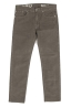 SBU 01460_19AW Jeans elasticizzato in velluto millerighe a coste sovratinto prelavato oliva 06