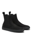 SBU 01506_19AW Classic elastic sided boots in black nubuck calfskin leather 02