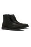 SBU 01508_19AW Classic high top desert boots in black oiled calfskin leather 02