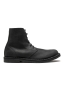 SBU 01511_19AW Classic high top desert boots in black waxed calfskin leather 01