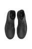 SBU 01511_19AW Classic high top desert boots in black waxed calfskin leather 04