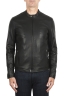SBU 01904_19AW Black leather motorcycle jacket 01