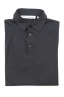 SBU 01909_19AW Classic long sleeve gray merino extra fine polo shirt  06