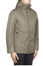 SBU 01555_19AW Technical waterproof padded short parka jacket green 02