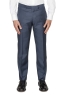 SBU 01050_19AW Blazer y pantalón formal de lana fresca azul para hombre 04