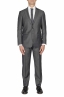 SBU 01051_19AW Blazer et pantalon de costume gris en fresco de laine pour hommes 01