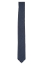 SBU 01571_19AW Classic skinny pointed tie in blue wool and silk 01