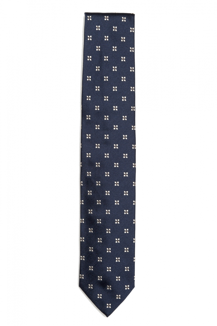SBU 01578_19AW Cravatta classica in seta realizzata a mano 01