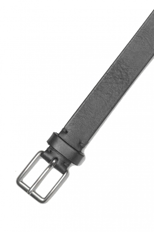 SBU 01250_19AW Clásico cinturón en piel de becerro negro 2.5 cm 01