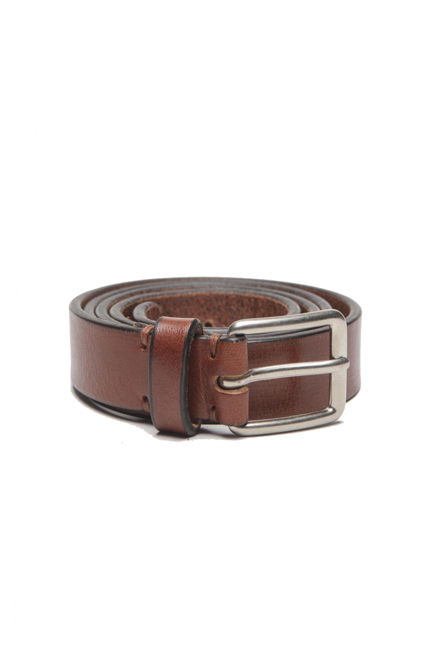 SBU 01252_19AW Classic belt in natural calfskin leather 0.9 inches 01