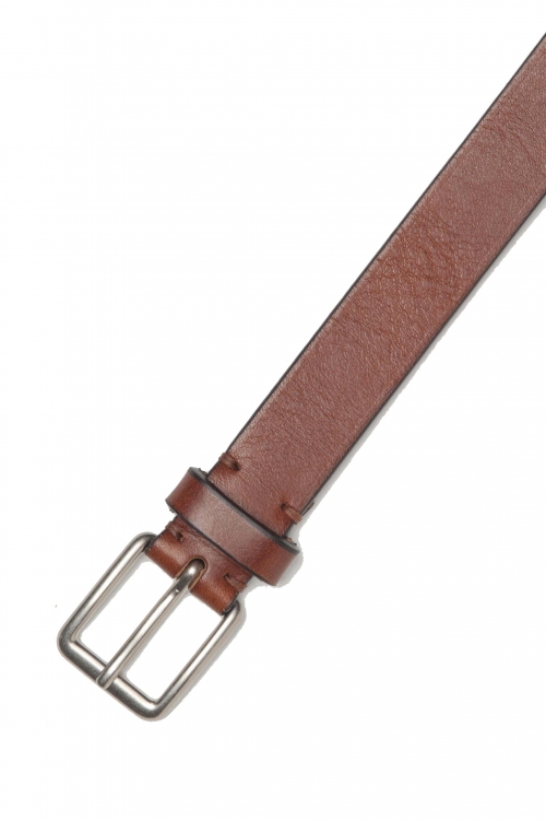 SBU 01252_19AW Clásico cinturón en piel de becerro natural 2.5 cm 01