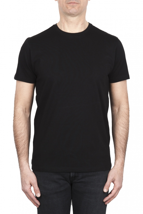 SBU 01786_19AW ラウンドネックブラックTシャツ25周年記念プリント 01