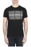 SBU 01802_19AW T-shirt girocollo nera stampata a mano 01