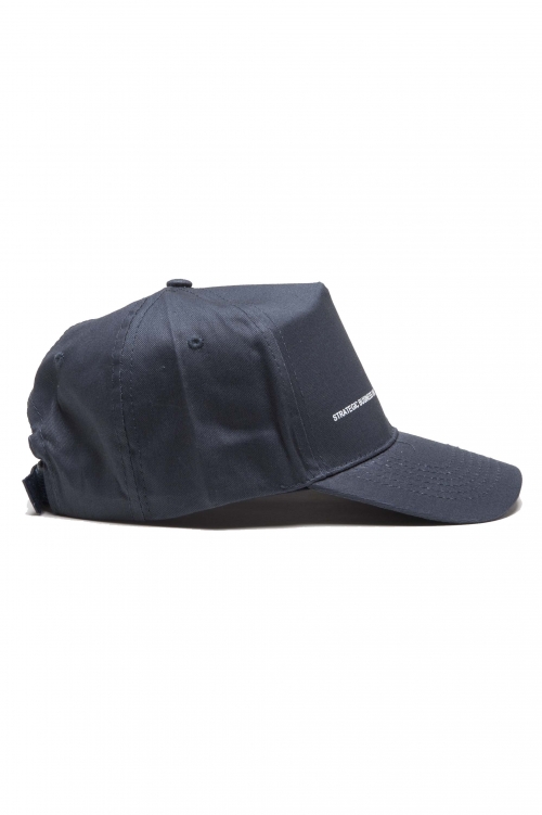 SBU 01187_19AW 古典的な綿の野球帽青に 01