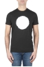 SBU 01166_19AW Clásica camiseta de cuello redondo manga corta de algodón blanca y negra gráfica impresa 01