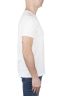 SBU 01637_19AW T-shirt girocollo aperto in cotone fiammato bianca 03