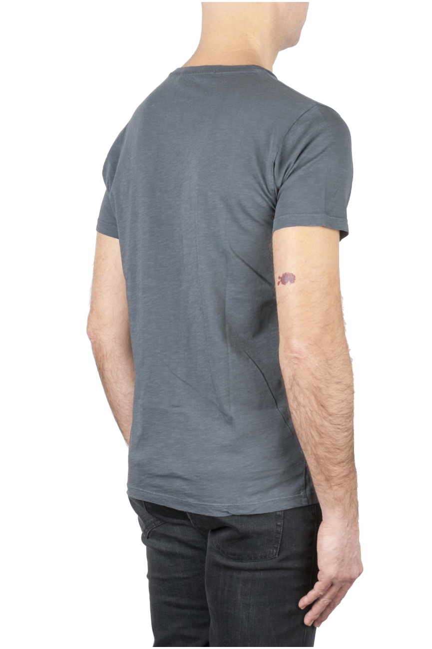Camiseta de cuello redondo en algodón - Prêt-à-Porter 1ABIXT