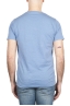 SBU 01642_19AW Camiseta de algodón con cuello redondo en color azul claro 05