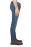 SBU 01452_19AW Teint pur indigo délavé à la pierre coton stretch jeans bleu 03