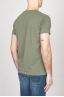 Classic Short Sleeve Flamed Cotton Scoop Neck T-Shirt Light Green