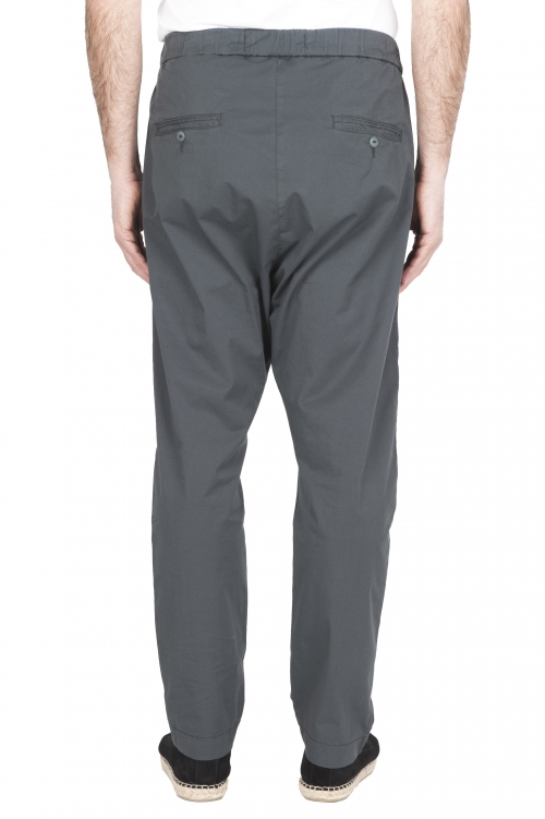 SBU 01782_2020SS Pantaloni jolly ultra leggeri in cotone elasticizzato grigi 01