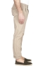 SBU 01953_2020SS Pantalon en coton beige classique avec pinces et poignets 03