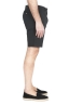 SBU 01959_2020SS Ultra-light chino short pants in black stretch cotton 03
