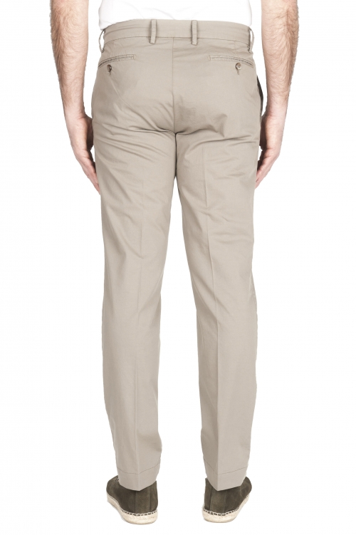 SBU 01962_2020SS Pantaloni chino classici in cotone elasticizzato sabbia 01