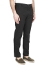 SBU 01967_2020SS Pantalon chino classique en coton stretch noir 02