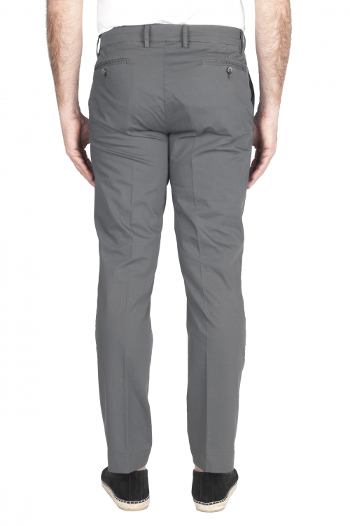 SBU 01969_2020SS Pantalon chino classique en coton stretch gris 01