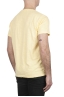 SBU 01973_2020SS T-shirt girocollo aperto in cotone fiammato gialla 04