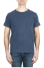 SBU 01975_2020SS Camiseta de algodón con cuello redondo en color azul 01