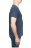 SBU 01975_2020SS T-shirt girocollo aperto in cotone fiammato blu 03