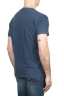SBU 01975_2020SS T-shirt girocollo aperto in cotone fiammato blu 04