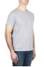 SBU 01976_2020SS Camiseta de algodón con cuello redondo en color gris 02