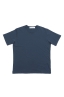 SBU 01982_2020SS Camiseta de algodón puro con cuello redondo azul 06