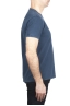 SBU 01993_2020SS T-shirt classique en coton piqué bleu 03