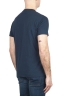 SBU 01996_2020SS Camiseta de algodón azul de cuello redondo y bolsillo de parche 04