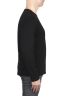 SBU 01997_2020SS Camiseta clasica de manga larga de algodón jersey negro  03