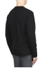 SBU 01997_2020SS Camiseta clasica de manga larga de algodón jersey negro  04