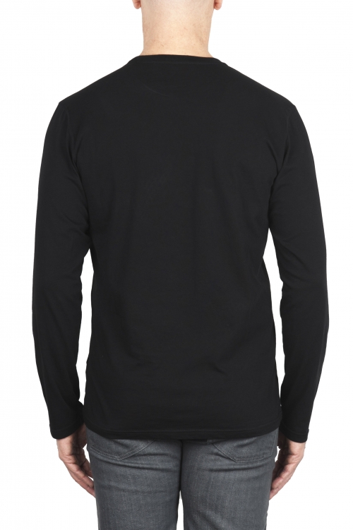 SBU 01997_2020SS T-shirt classique en jersey de coton à manches longues noir 01