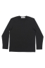 SBU 01997_2020SS Camiseta clasica de manga larga de algodón jersey negro  06