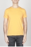SBU - Strategic Business Unit - T-Shirt Girocollo Aperto A Maniche Corte In Cotone Fiammato Arancione