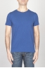 SBU - Strategic Business Unit - Classic Short Sleeve Flamed Cotton Scoop Neck T-Shirt Blue China
